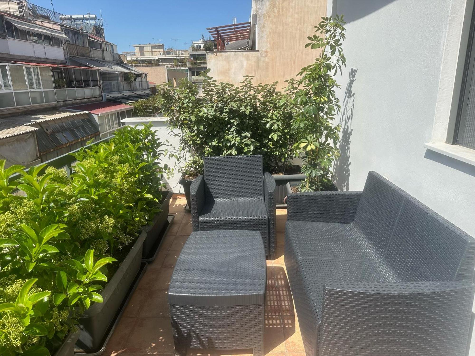 Emily In Athens - Central Chic Flat With Terrace Syntagma E1 Buitenkant foto